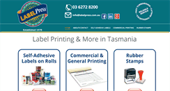 Desktop Screenshot of labelpress.com.au